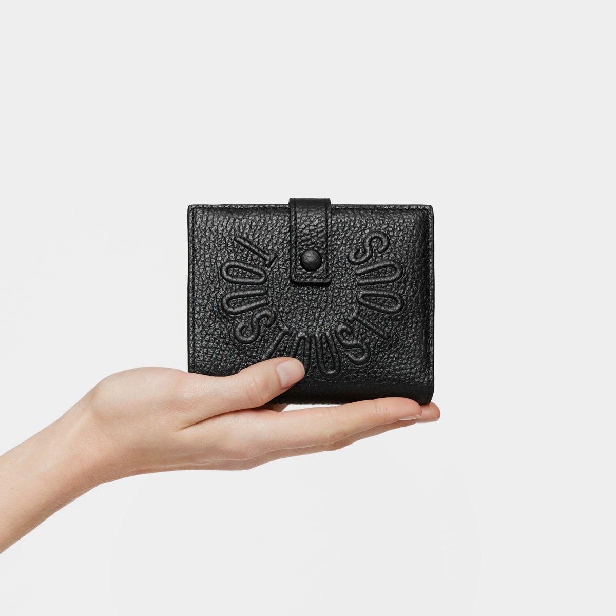 Cartera Flap de piel negra TOUS Miranda