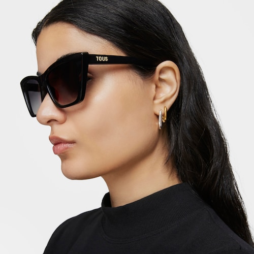 Black Sunglasses TOUS Logo Color Block
