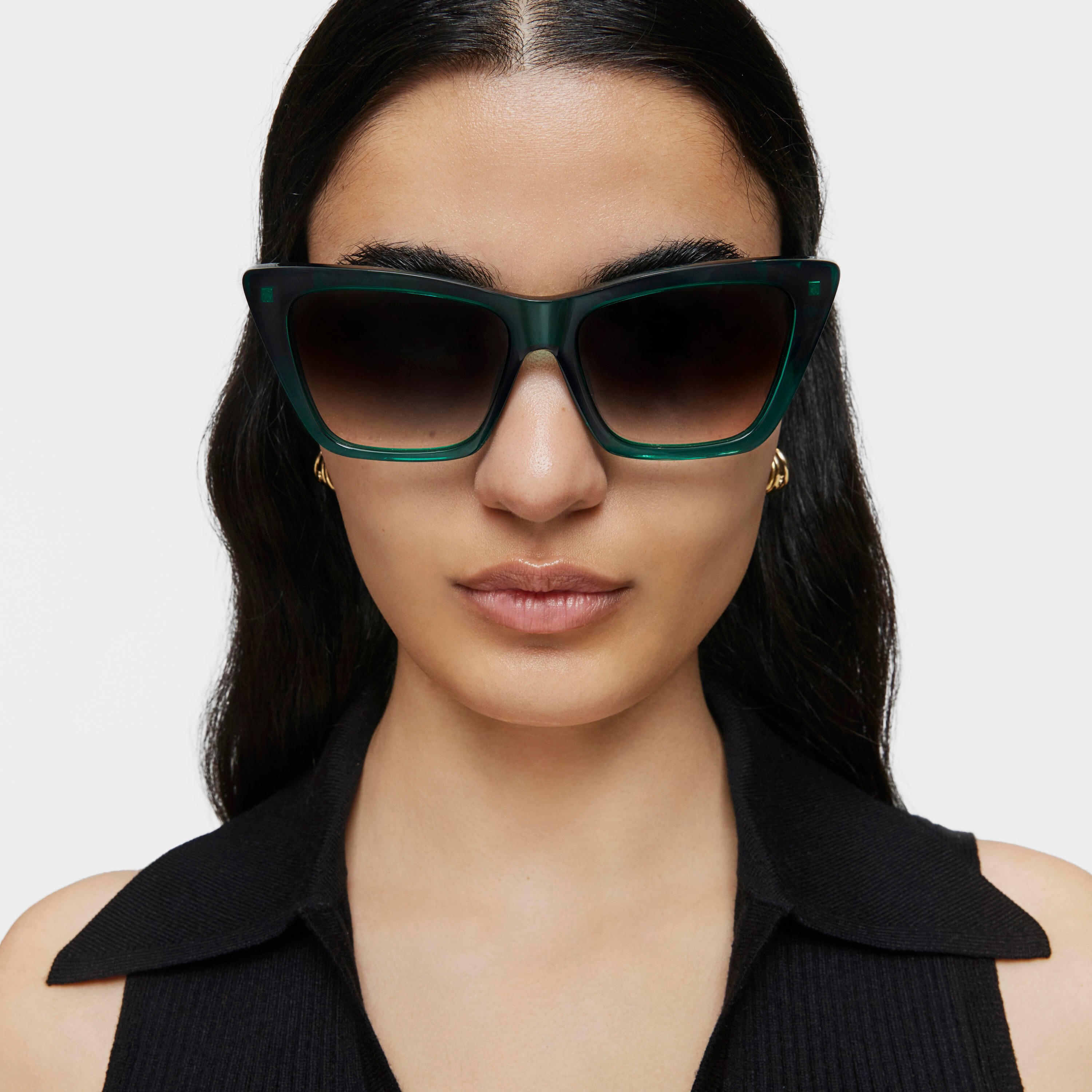Green Sunglasses TOUS Logo Color Block