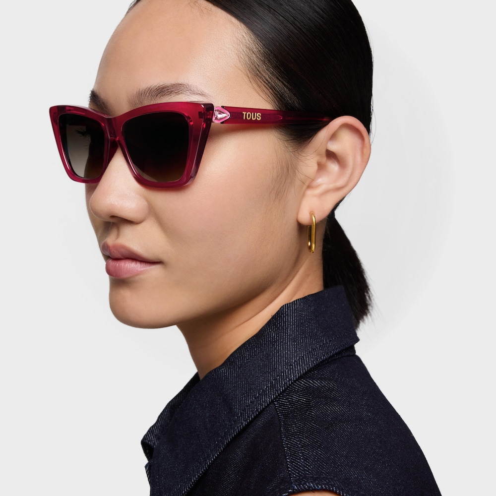 Lentes de sol TOUS Logo color Block rosa