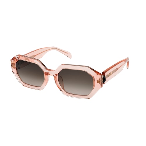 Transparent pink Sunglasses TOUS Geometric