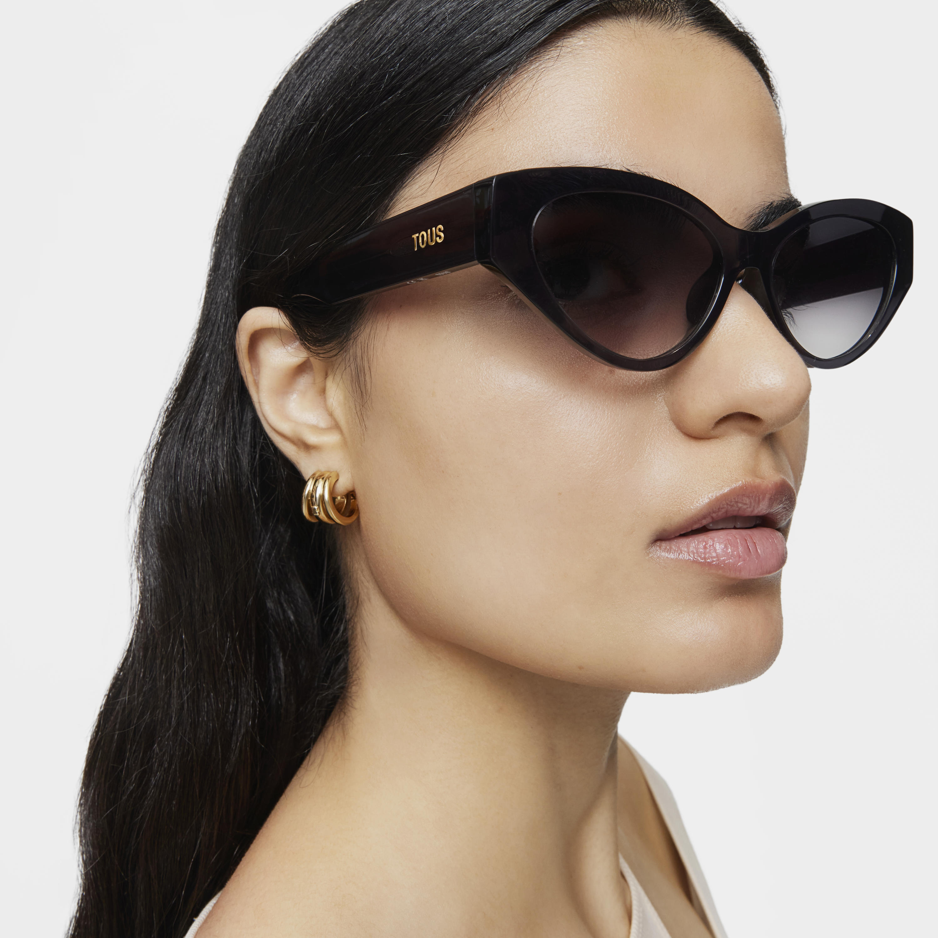 Gray Sunglasses TOUS Cat Eye