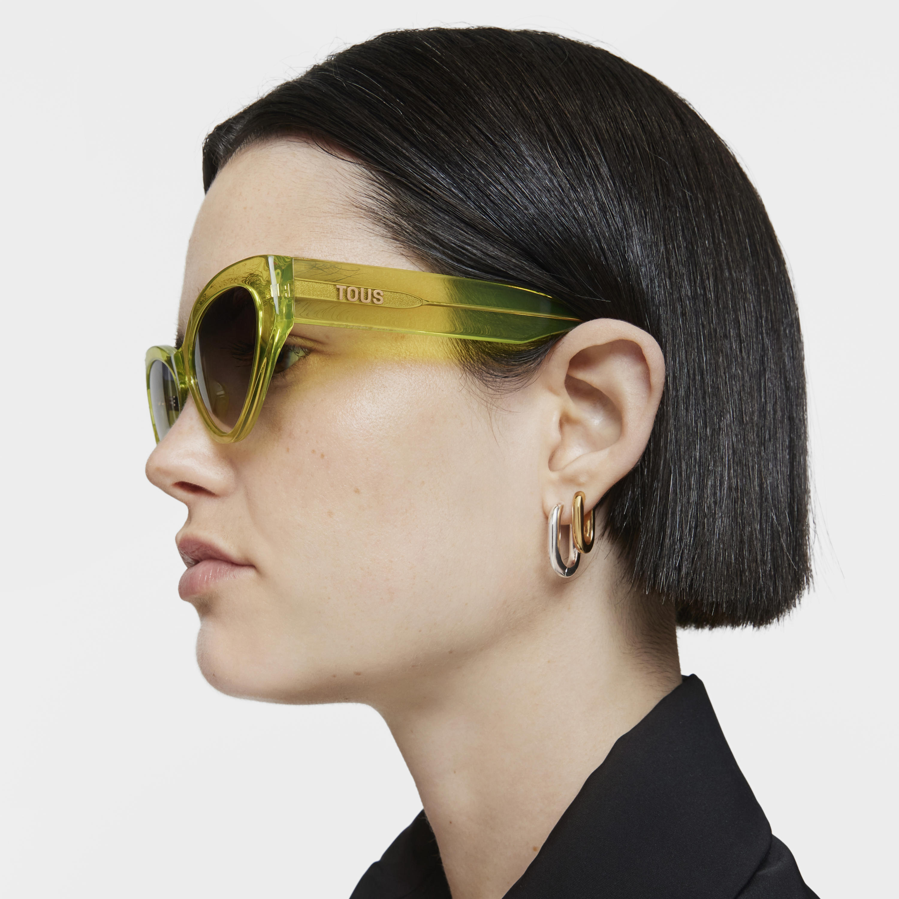 Yellow Sunglasses TOUS Cat Eye