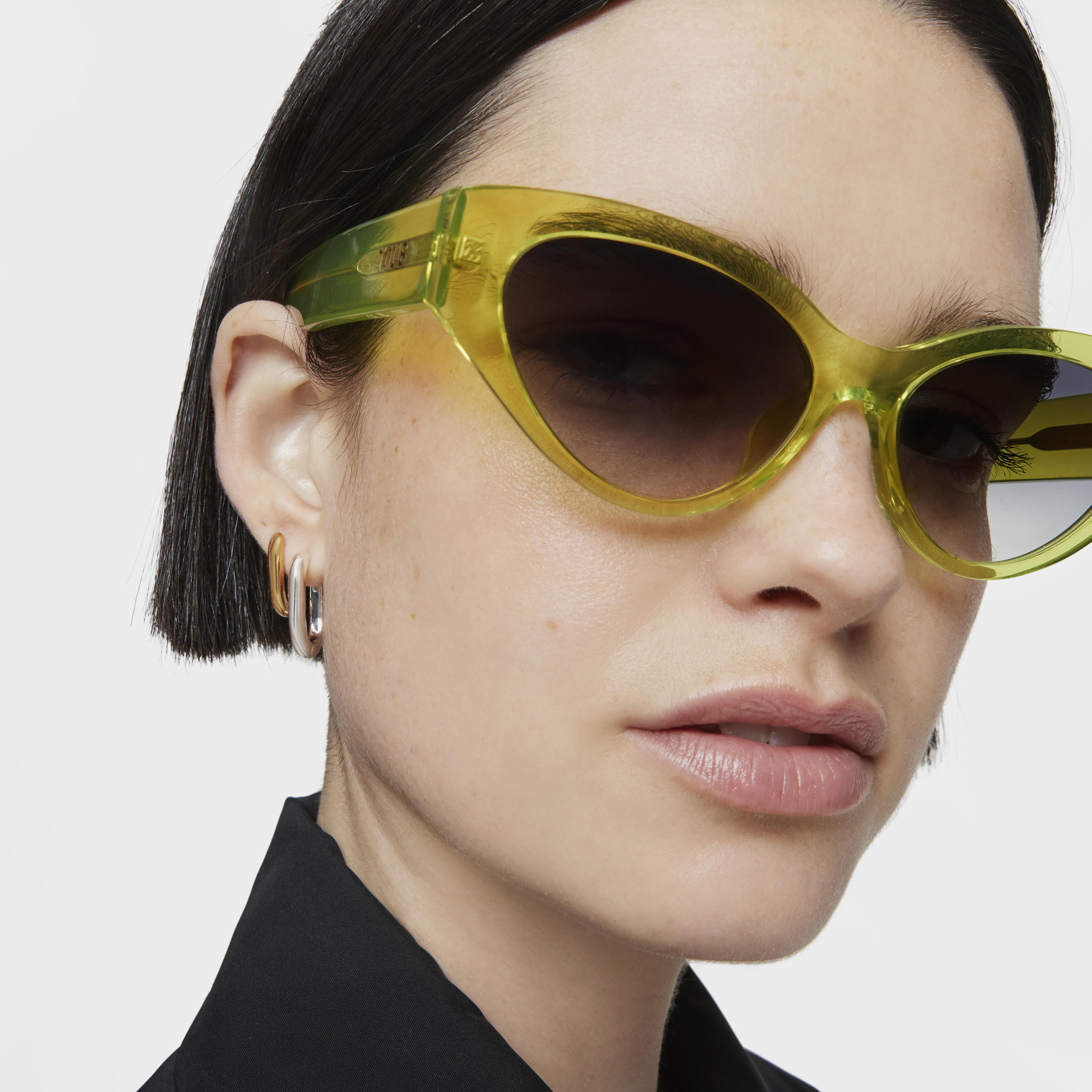 Yellow Sunglasses TOUS Cat Eye