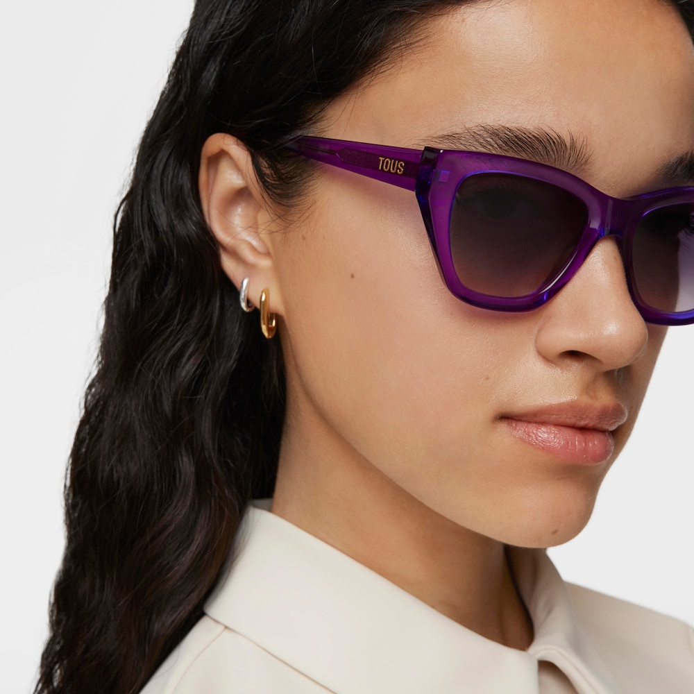 Lunettes de soleil violettes TOUS Edge