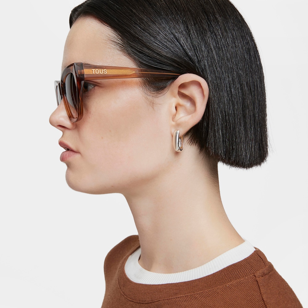 Brązowe okulary przeciwsłoneczne TOUS Edge