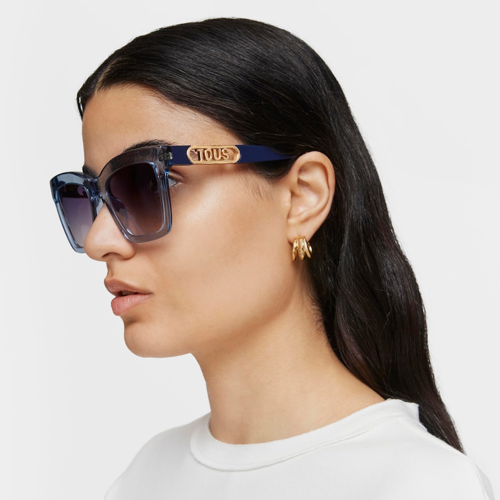 Blue Sunglasses TOUS Metal Logo image number 1