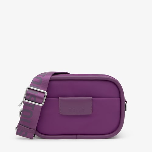 Bandolera Reporter morada TOUS Miranda Soft New