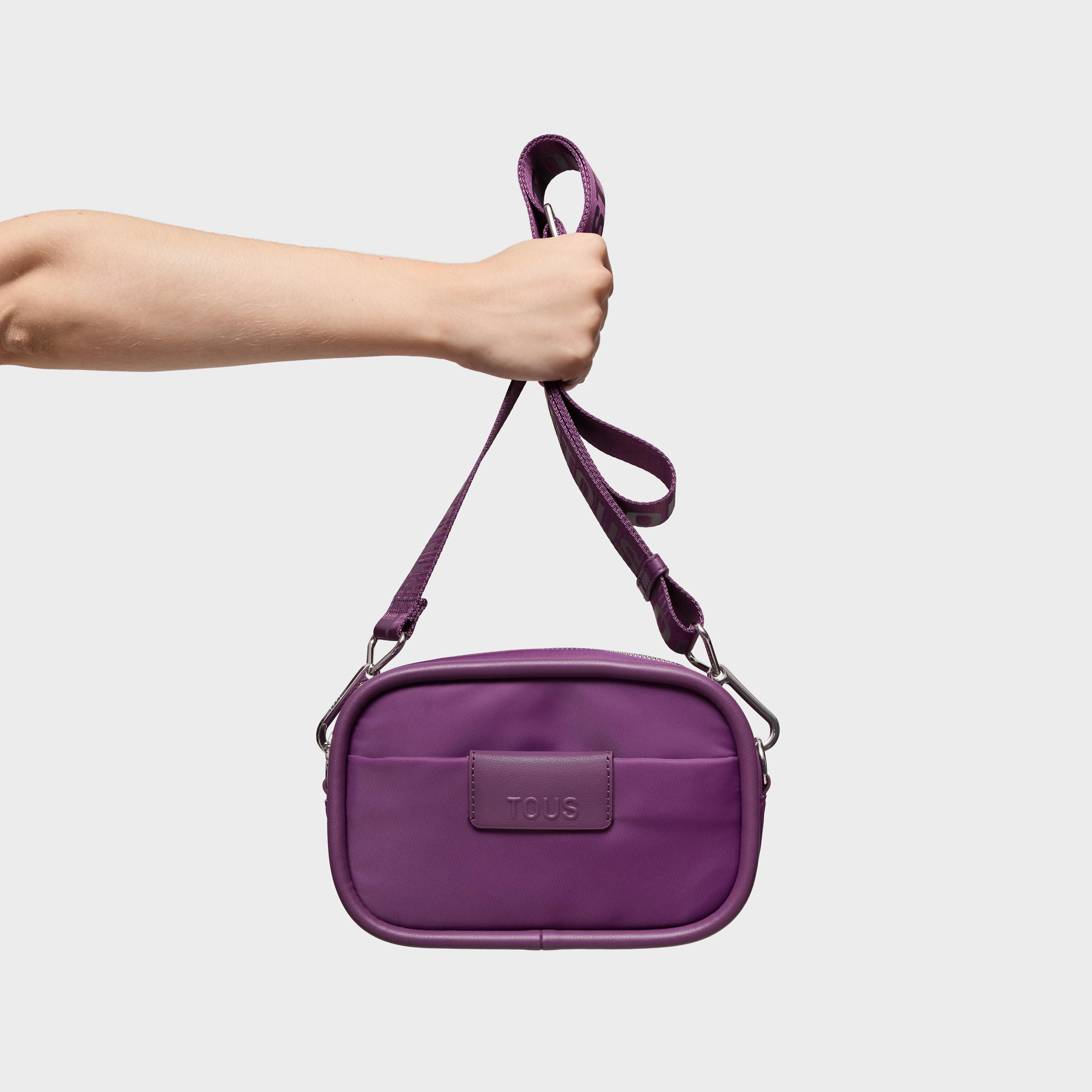 Purple Reporter crossbody bag TOUS Miranda Soft New