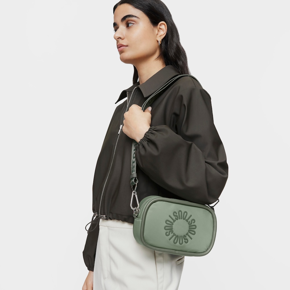 Bandolera reporter gris piedra TOUS Miranda Soft