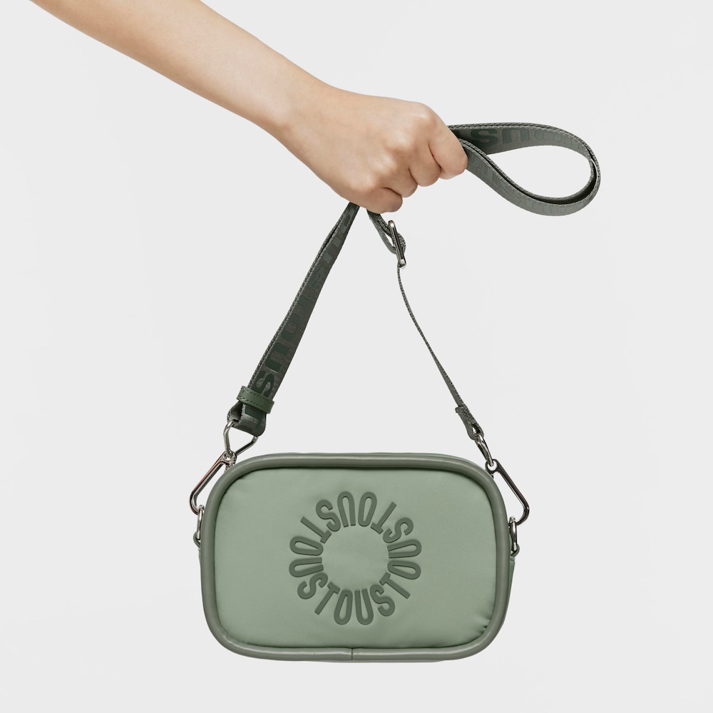 Bandolera reporter gris piedra TOUS Miranda Soft