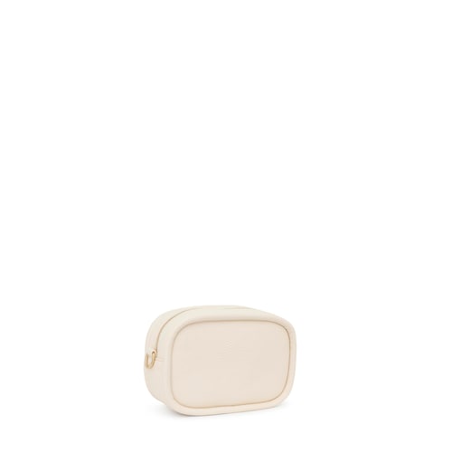 Bandolera Reporter de piel beige TOUS Miranda