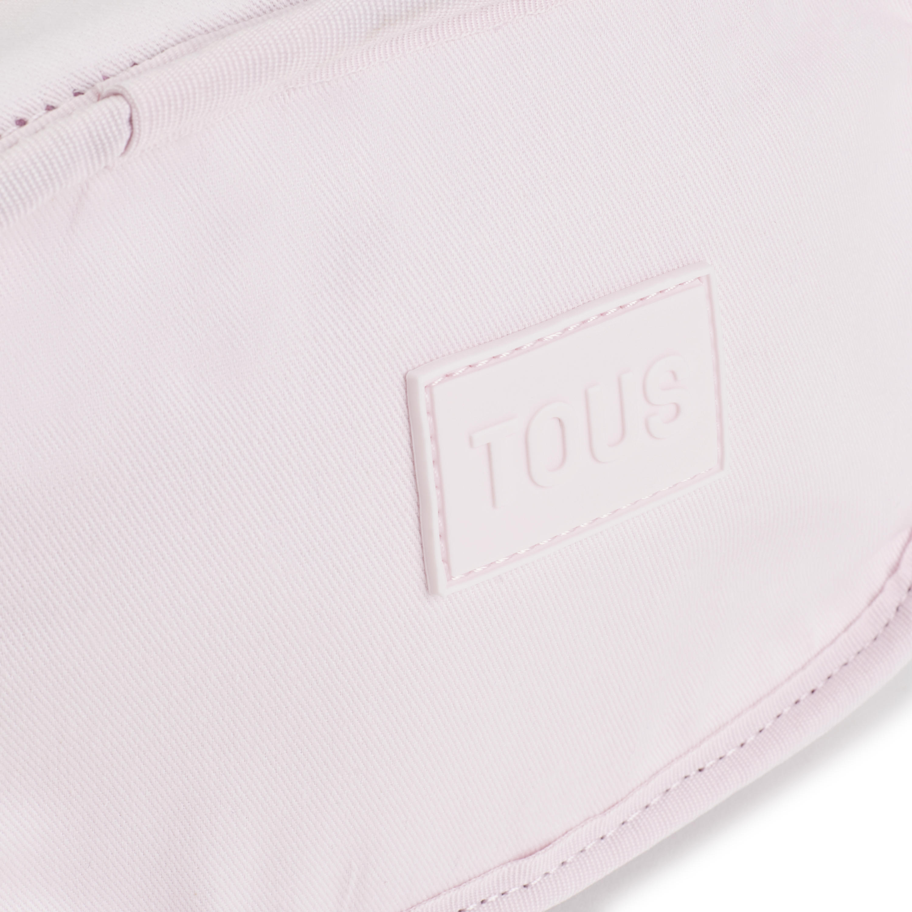 Dark pink leather Crossbody reporter bag TOUS Miranda