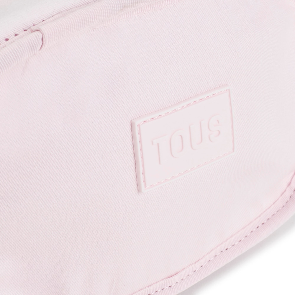 Bandolera reporter de piel rosa oscuro TOUS Miranda