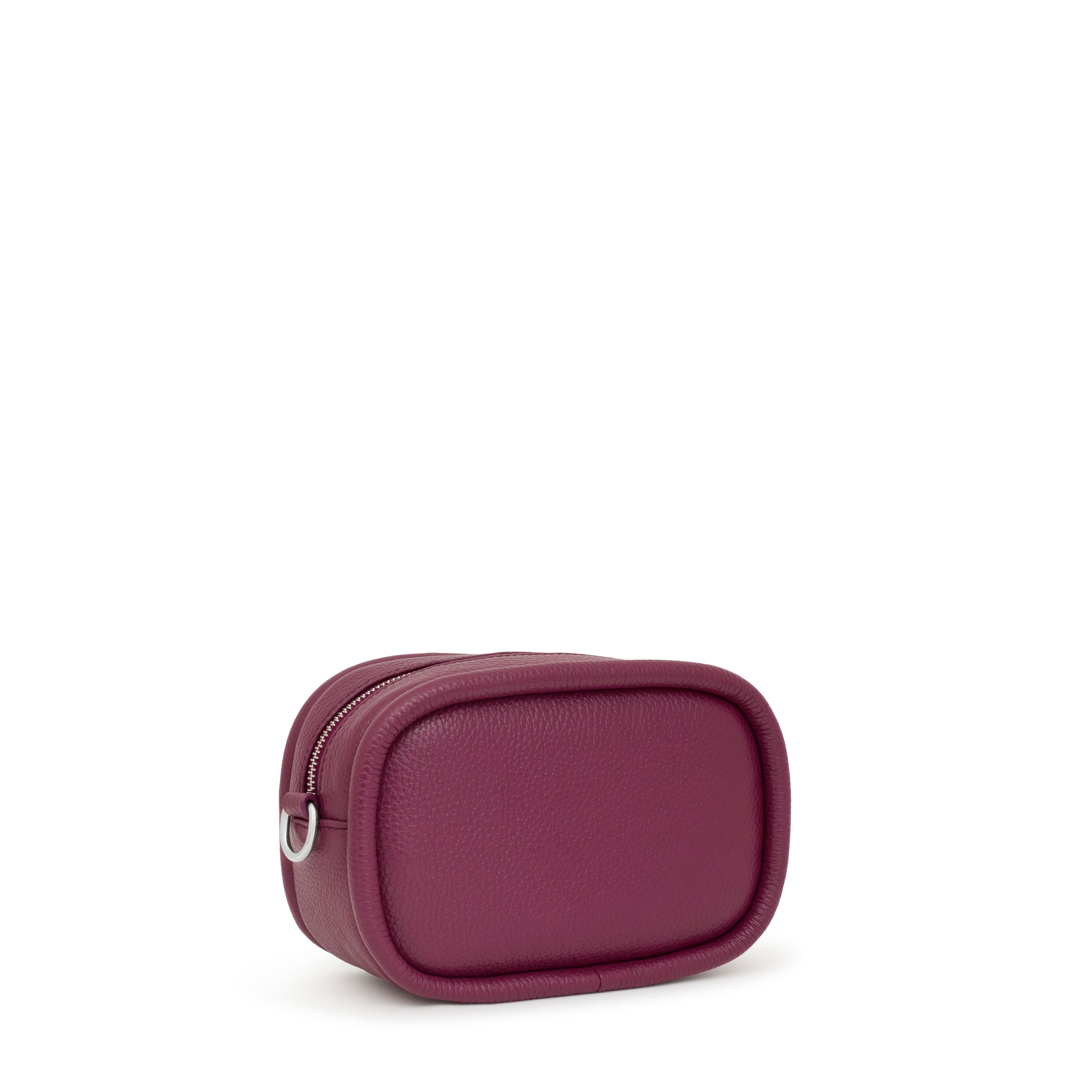 Burgundy leather Crossbody reporter bag TOUS Miranda