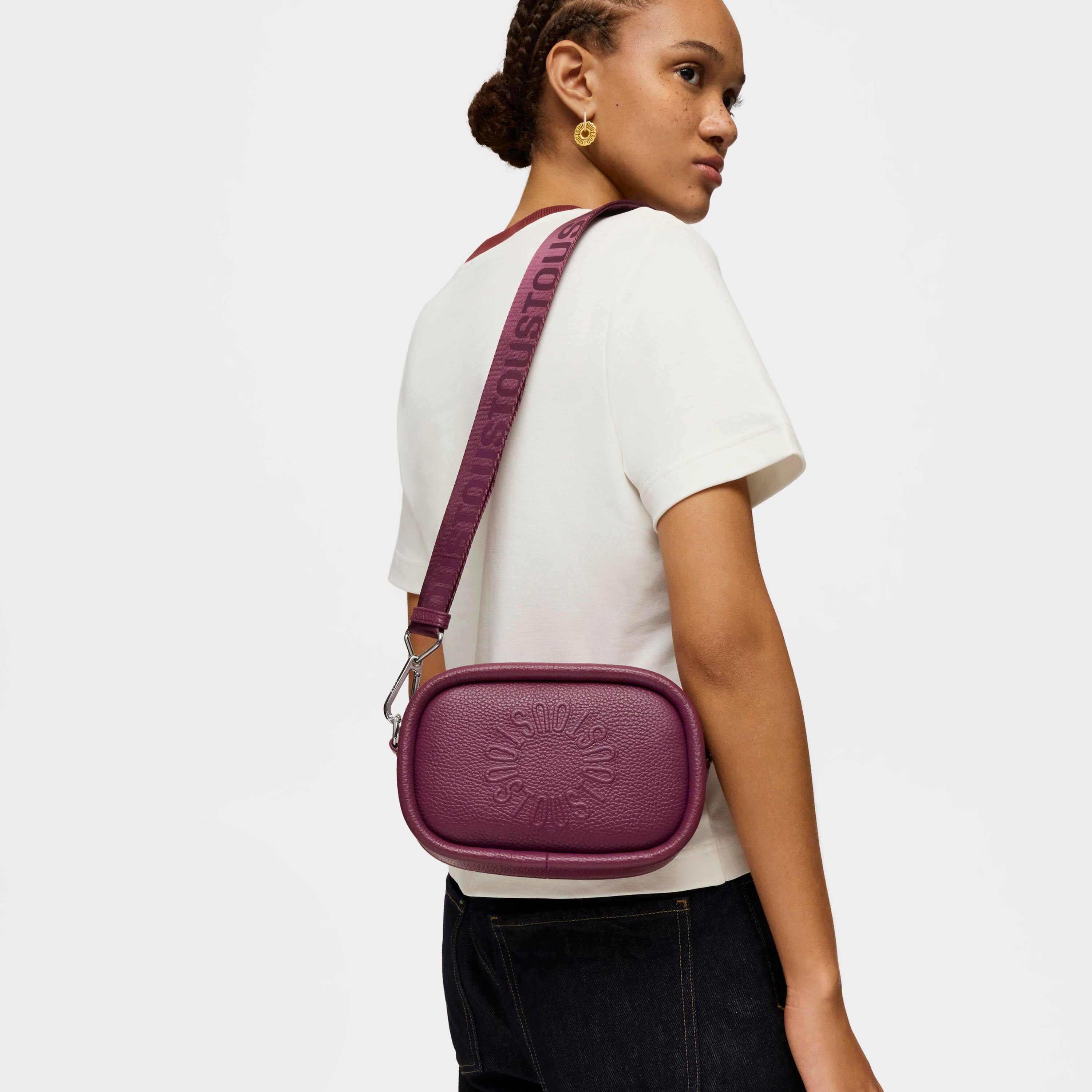 leather Crossbody reporter bag TOUS Miranda