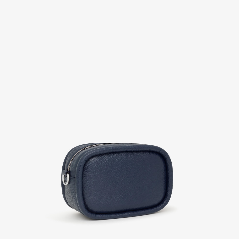 Bandolera reporter de piel azul marino TOUS Miranda