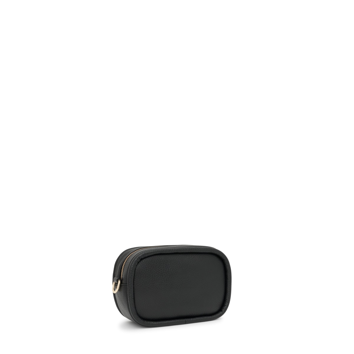 Black leather Crossbody Reporter bag TOUS Miranda
