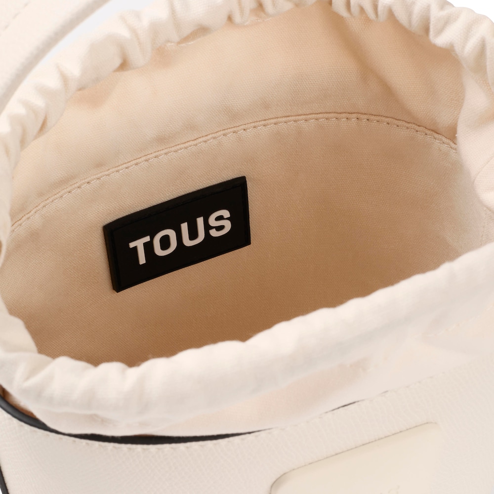 Bombonera peque&ntilde;a beige TOUS Lucia