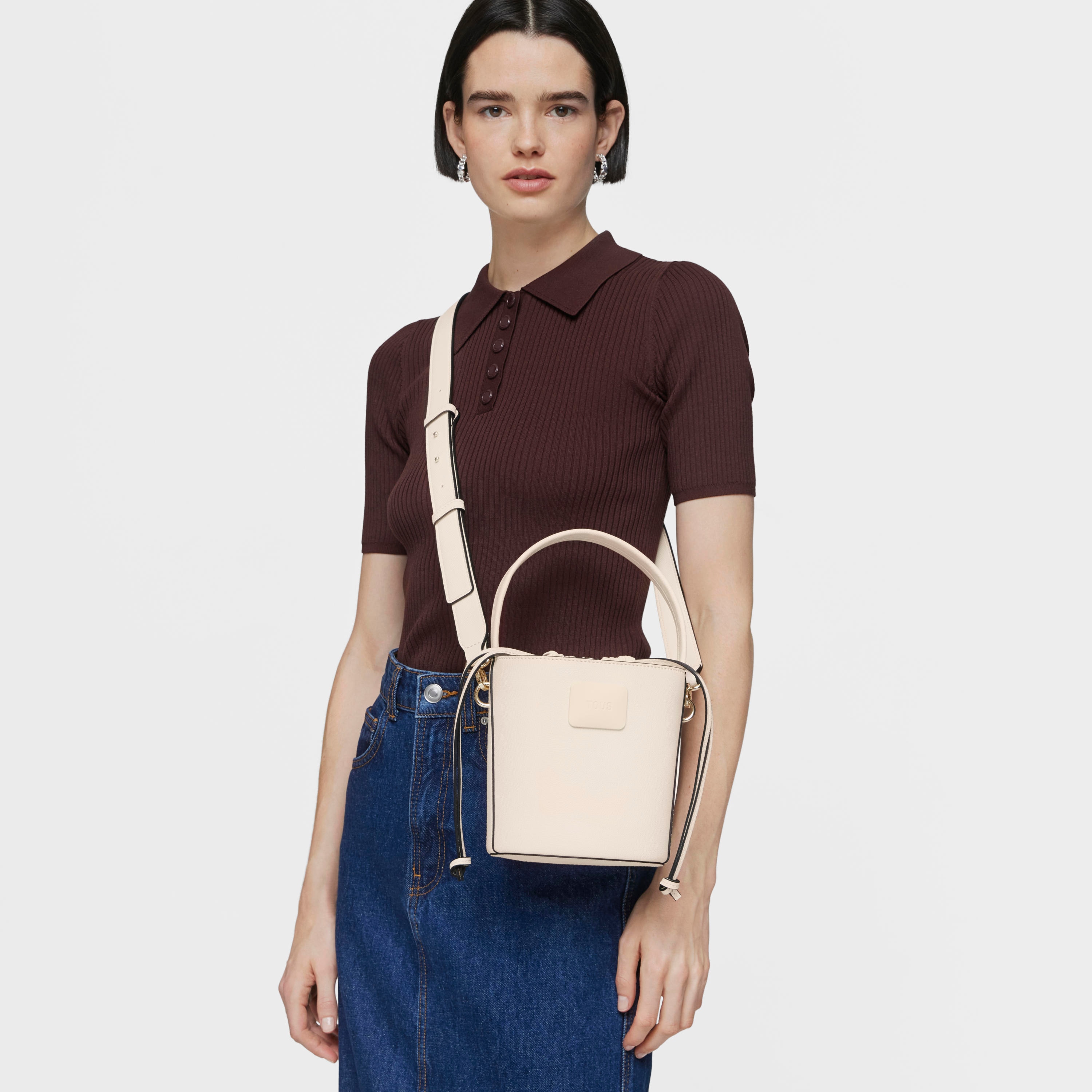 Small beige Bucket bag TOUS Lucia