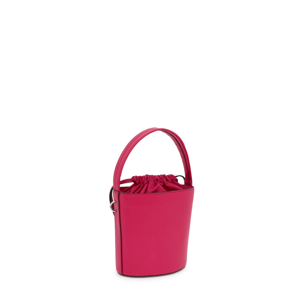 Small fuchsia-colored Bucket bag TOUS Lucia