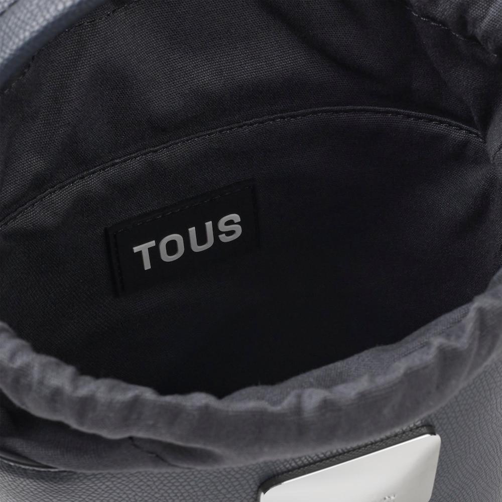 Small dark gray Bucket bag TOUS Lucia