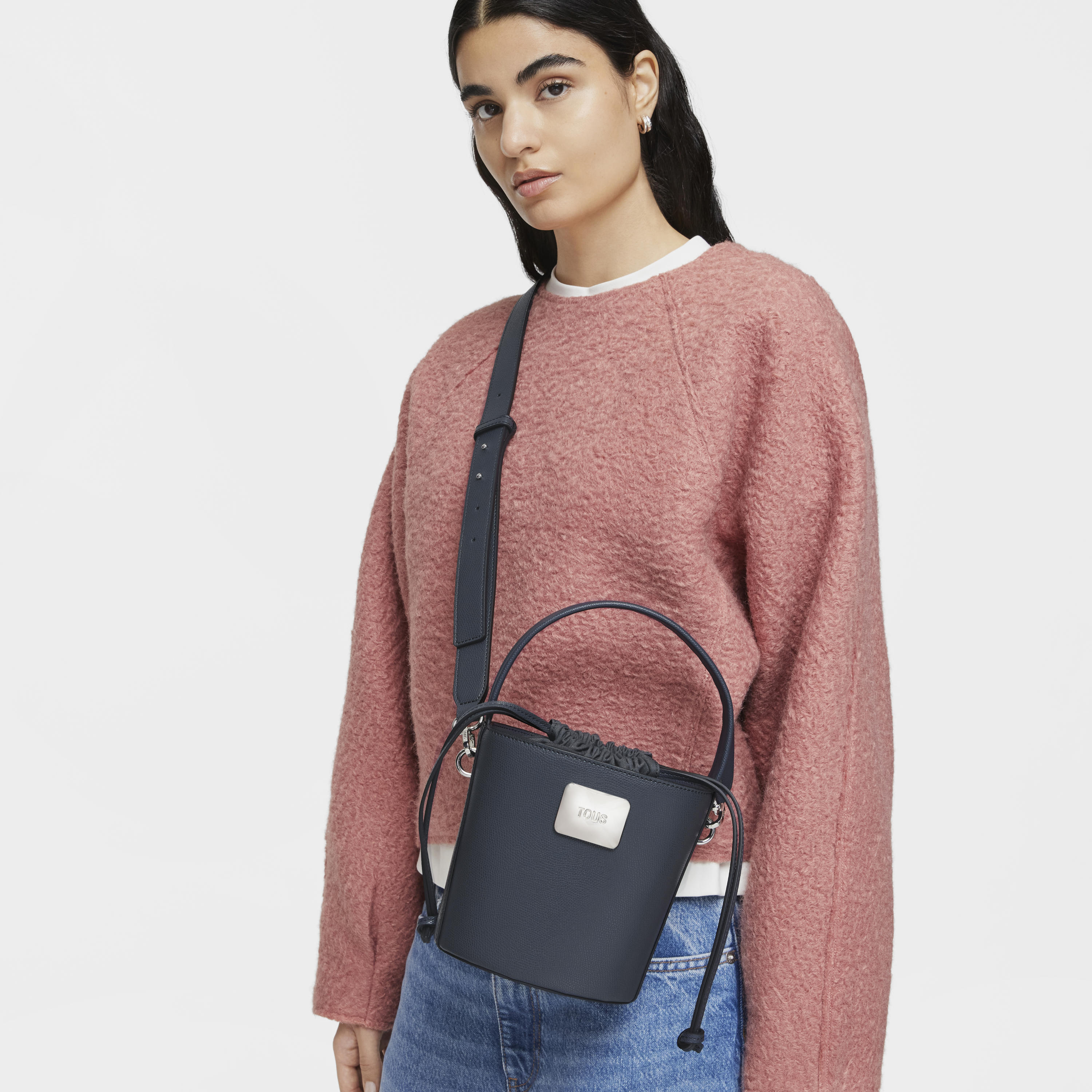 Small dark gray Bucket bag TOUS Lucia