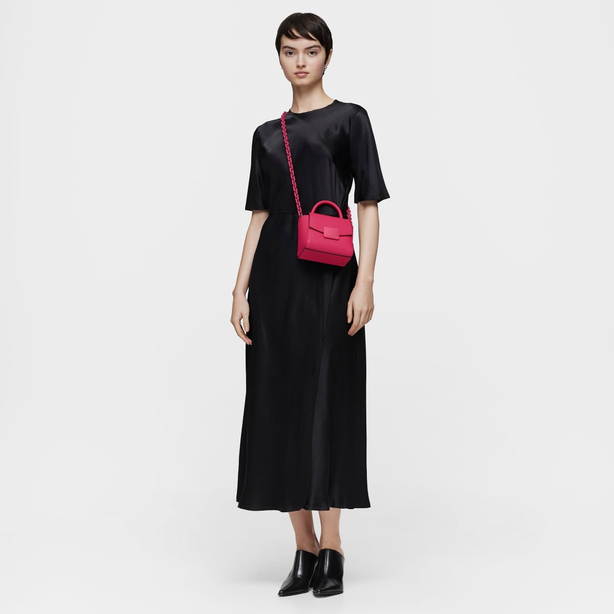 Fuchsia-colored Crossbody minibag TOUS Lucia