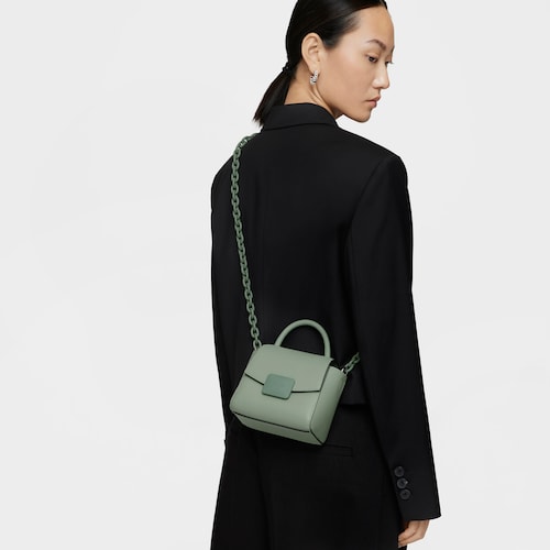 Stone gray Crossbody minibag TOUS Lucia