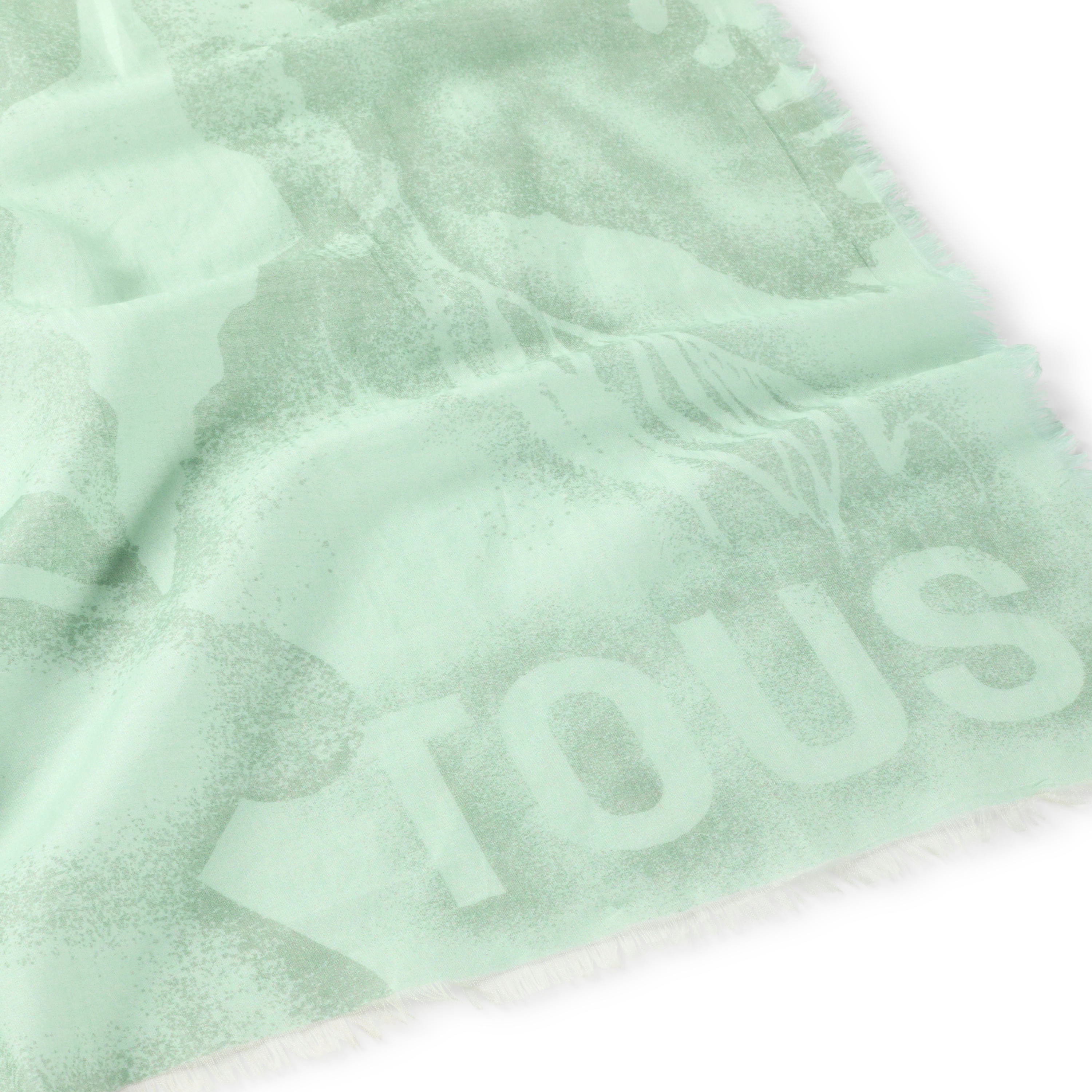 Stone gray and mint green Foulard TOUS Alda