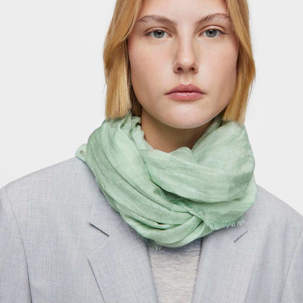 Foulard gris piedra y menta TOUS Alda