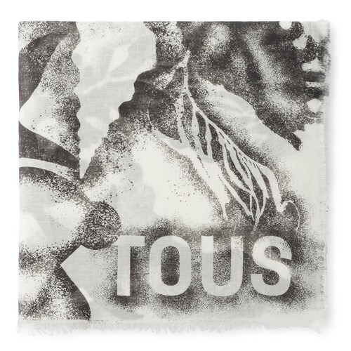 Foulard negro y beige TOUS Alda