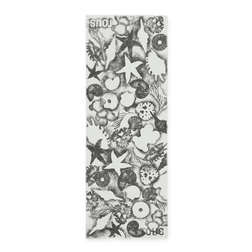 Foulard negro y beige TOUS Alda