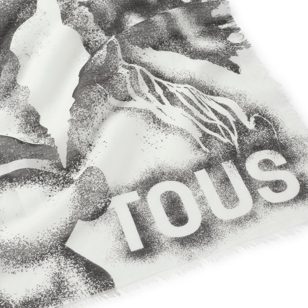 Foulard negro y beige TOUS Alda