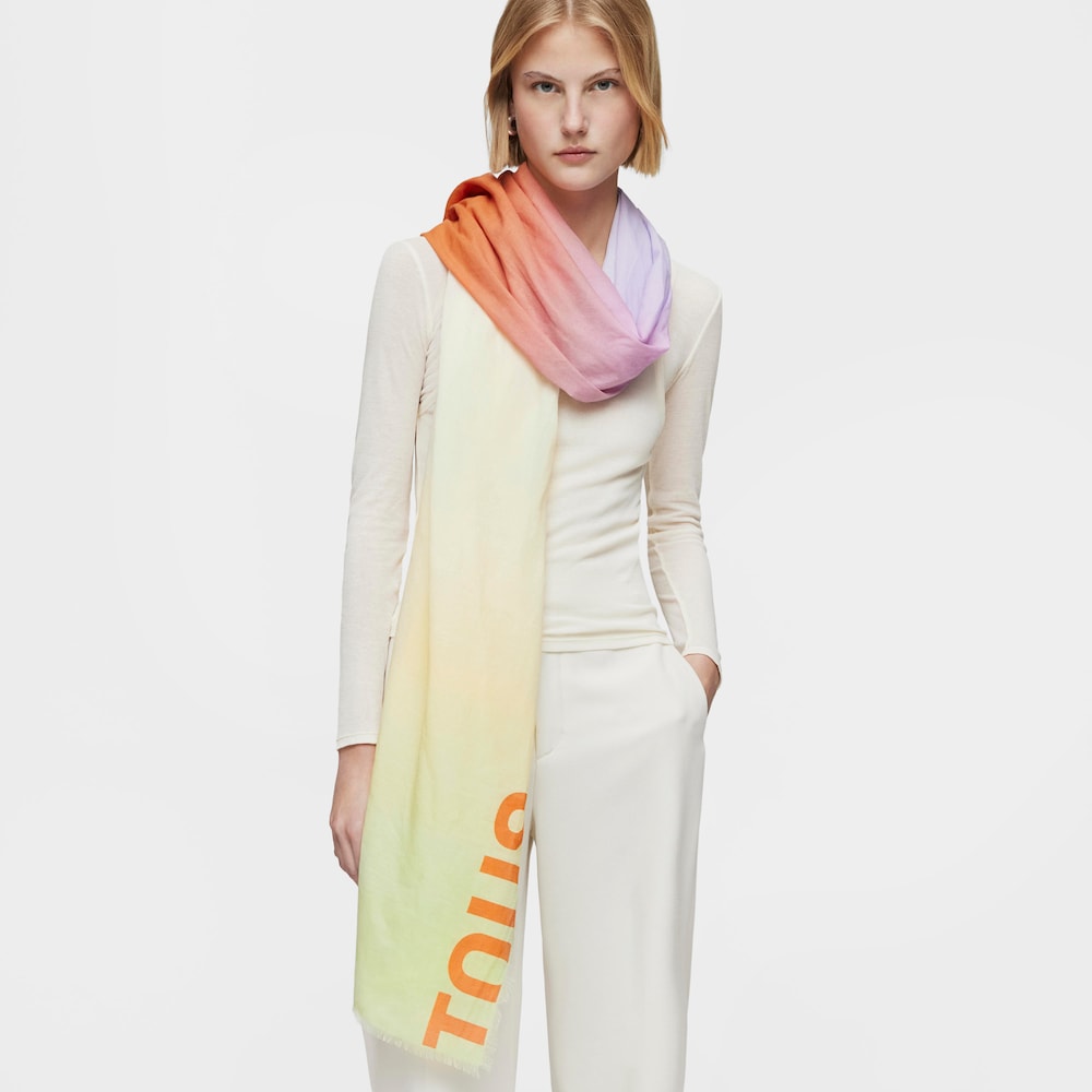 Pomarańczowy fular TOUS Ombr&eacute;