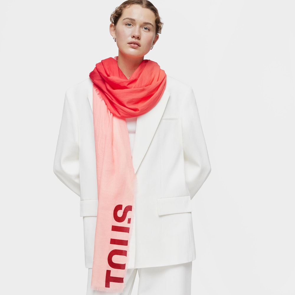 Russet-colored Foulard TOUS Ombr&eacute;