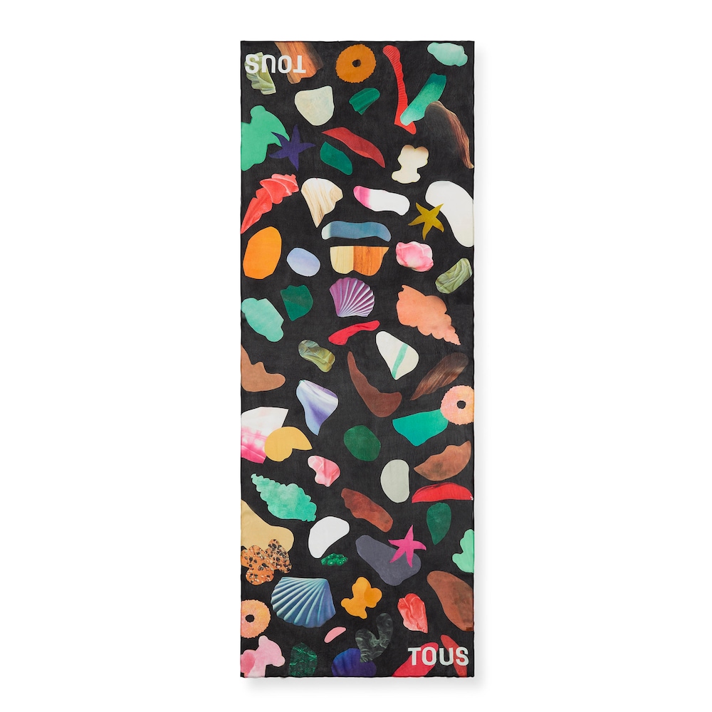 Czarny fular TOUS Bayou