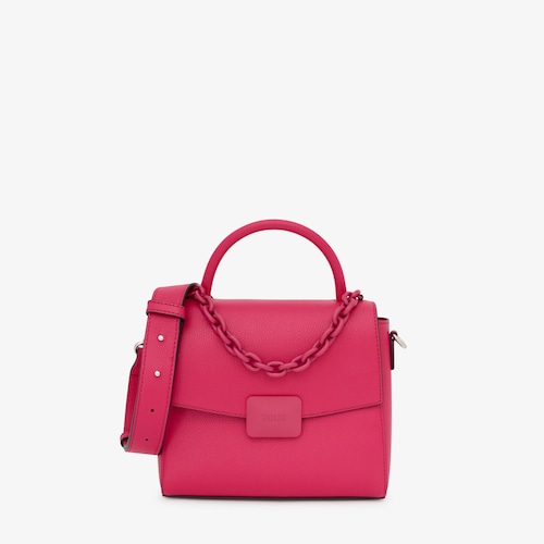 Small fuchsia-colored Crossbody bag TOUS Lucia