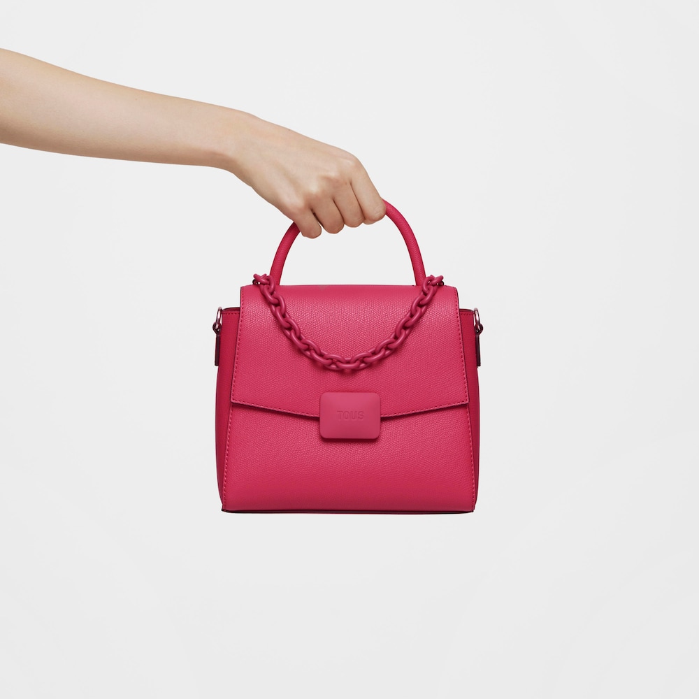 Small fuchsia-colored Crossbody bag TOUS Lucia