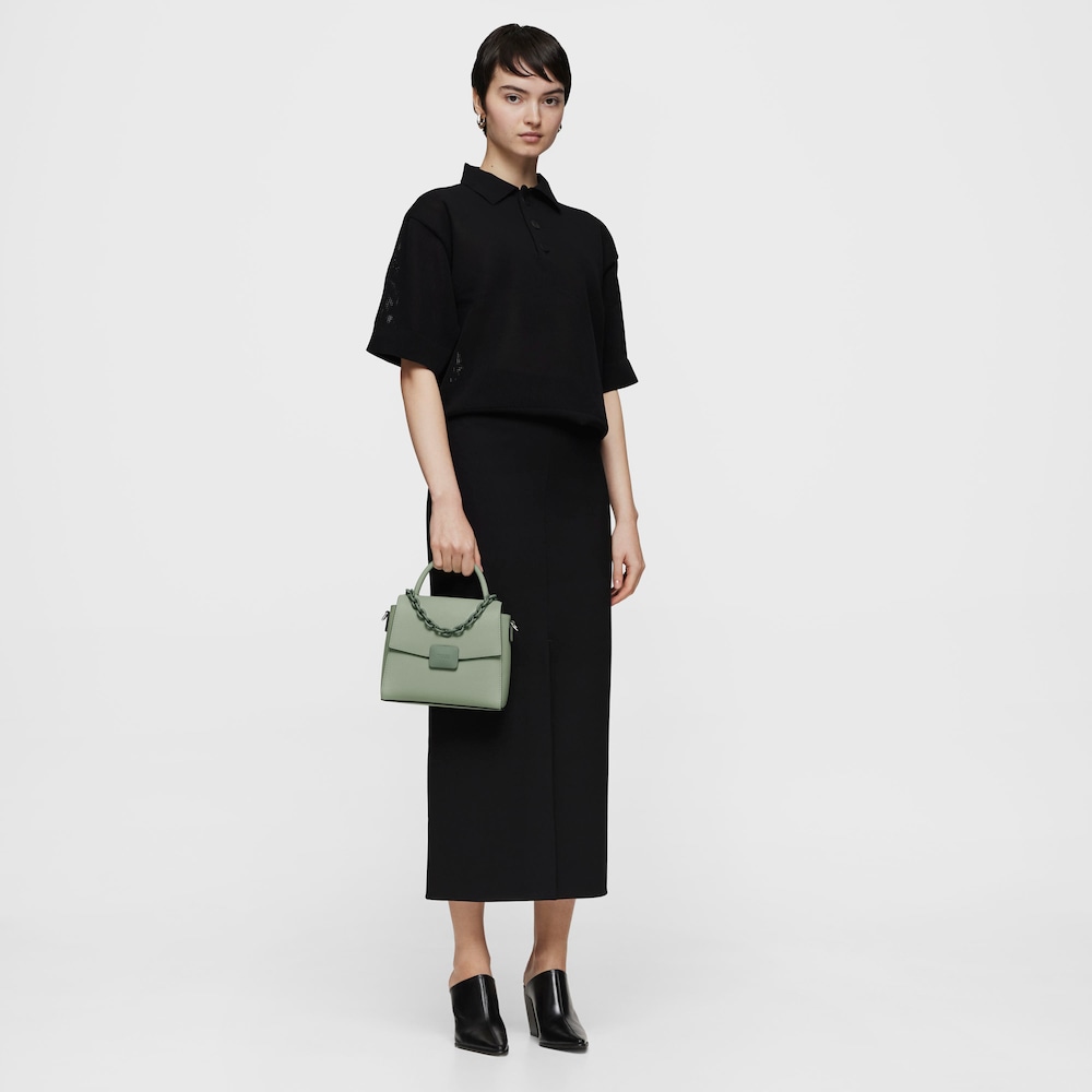 Bandolera peque&ntilde;a gris piedra TOUS Lucia