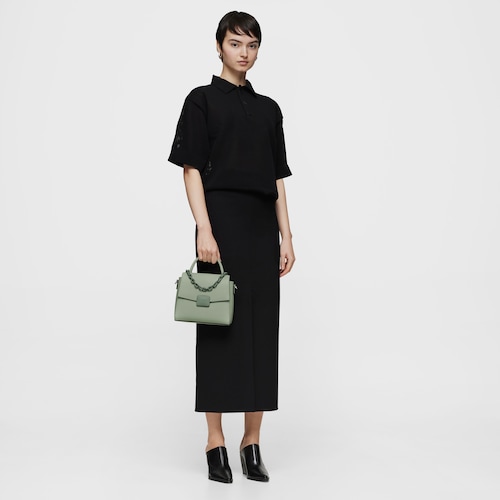 Small stone gray Crossbody bag TOUS Lucia