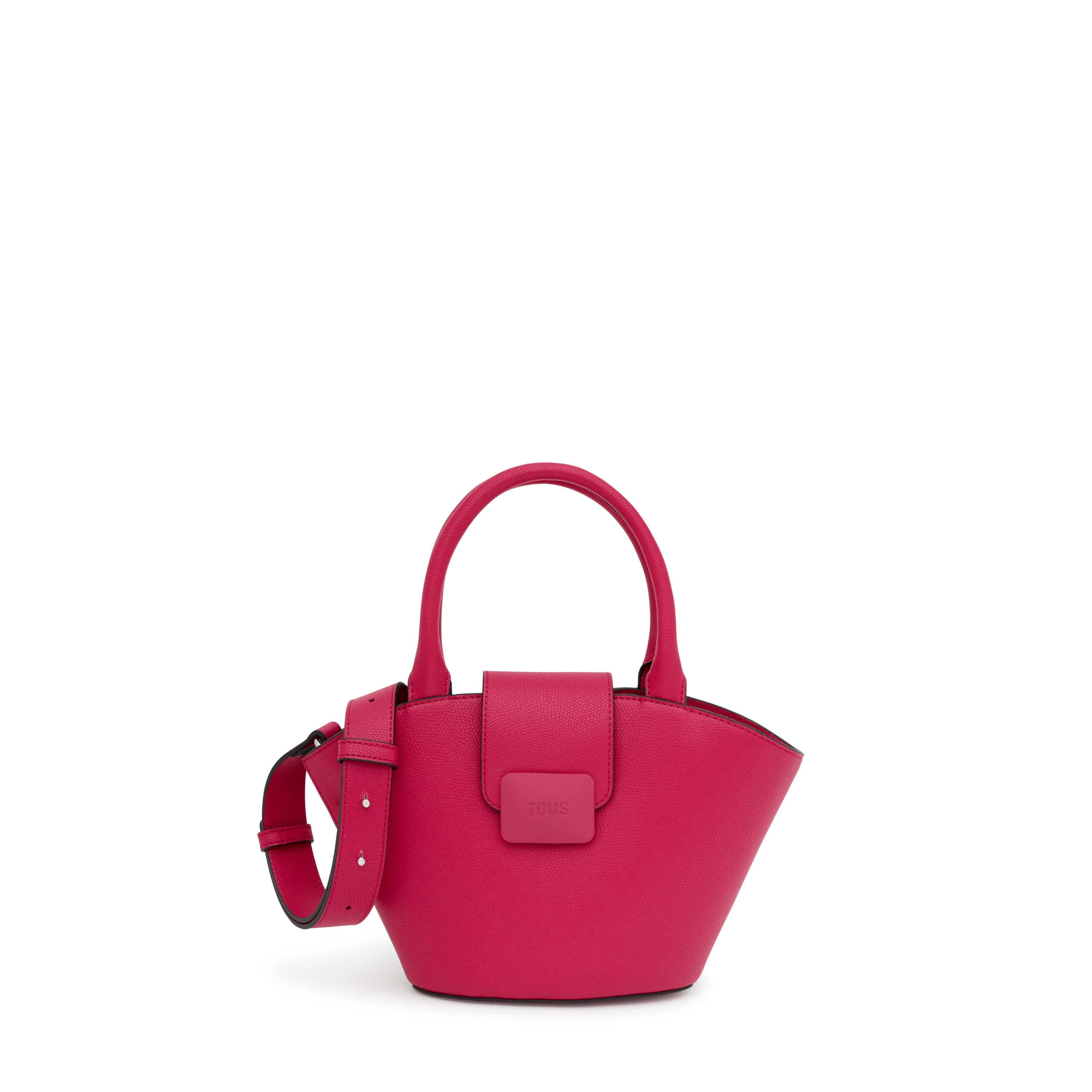 Small fuchsia-colored Tote bag TOUS Lucia