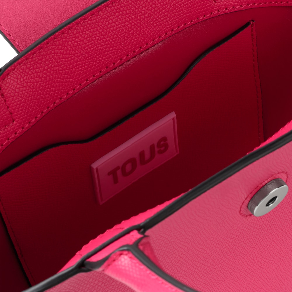 Small fuchsia-colored Tote bag TOUS Lucia