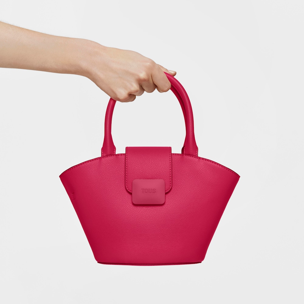Small fuchsia-colored Tote bag TOUS Lucia