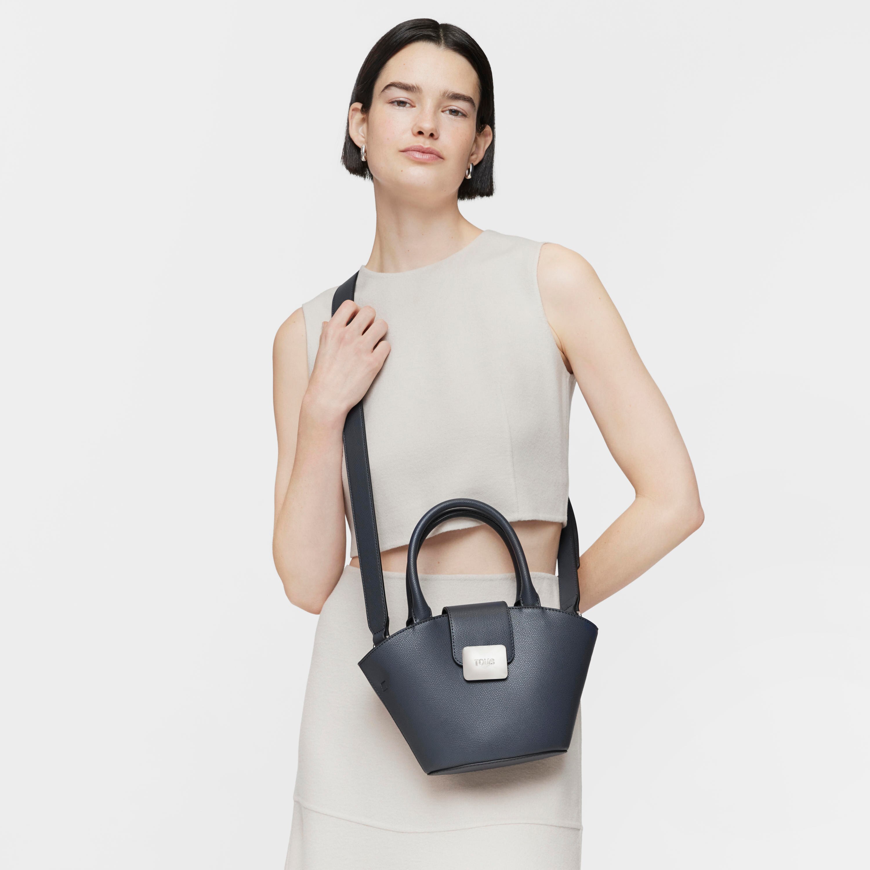 Small dark gray Tote bag TOUS Lucia