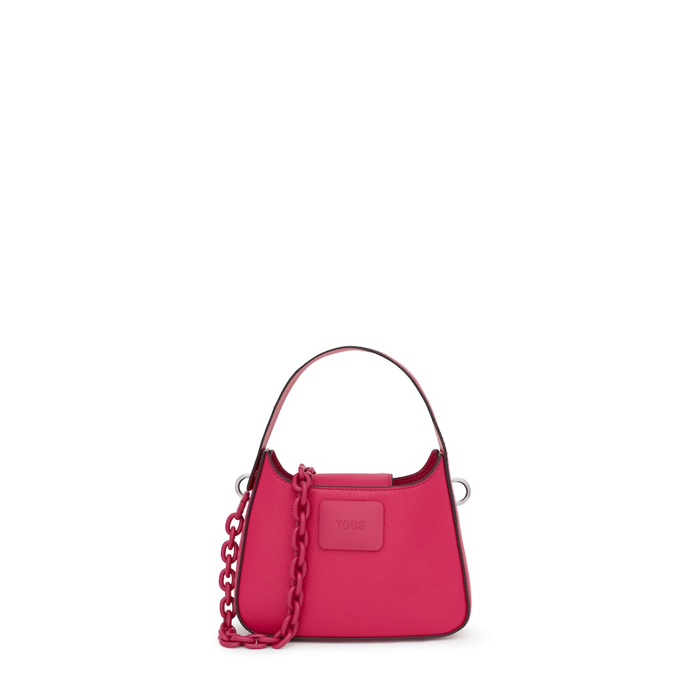 Fuchsia-colored Shoulder minibag TOUS Lucia