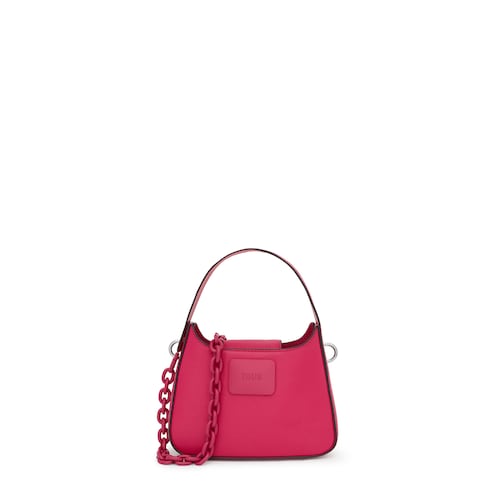 Mini bolso de hombro fucsia TOUS Lucia image number 0