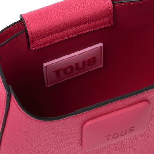 Mala de ombro TOUS Lucia f&uacute;csia