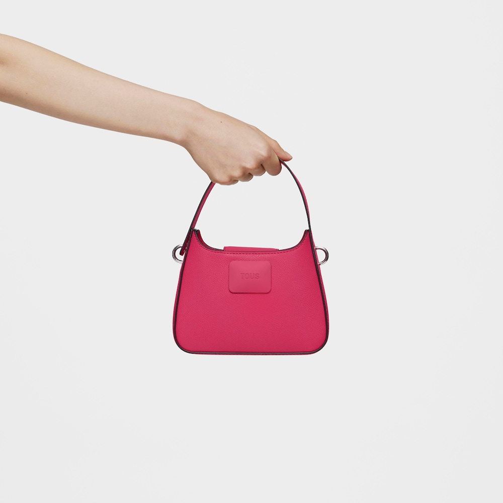 Fuchsia-colored Shoulder minibag TOUS Lucia