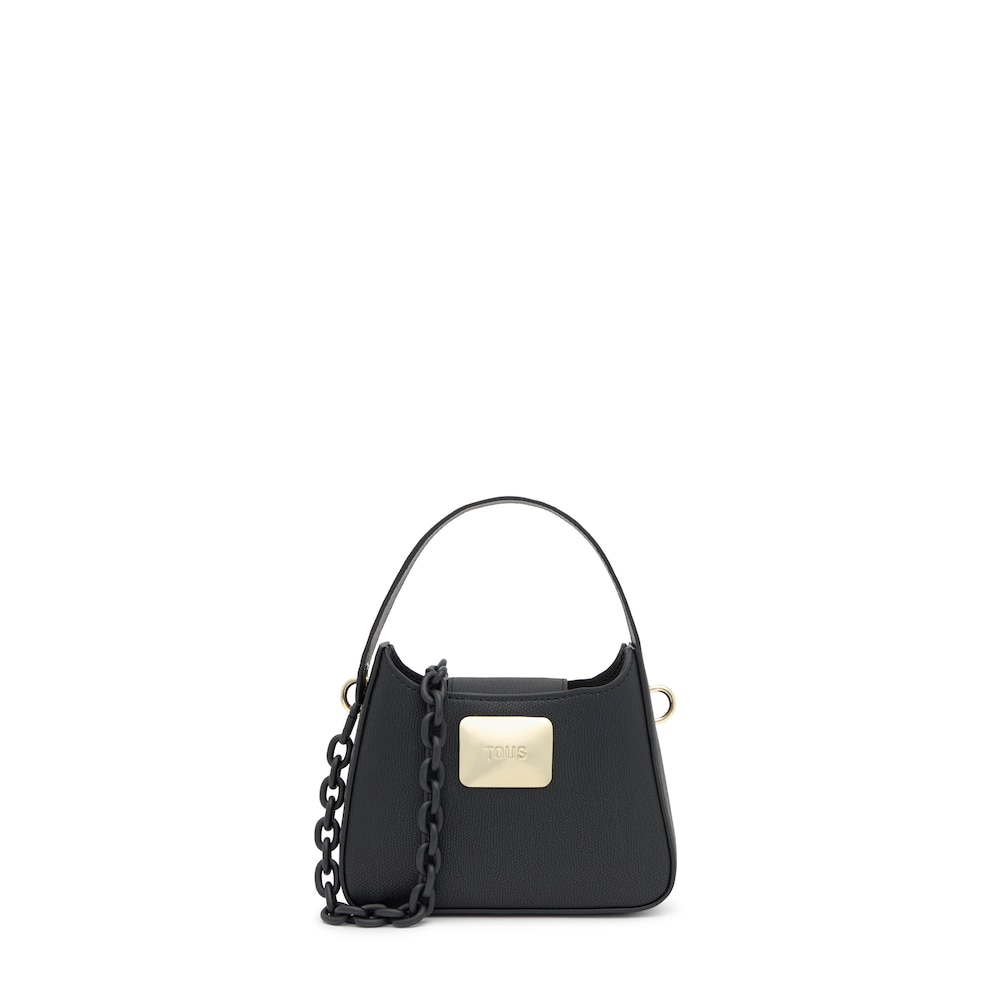 Mini bolsa de hombro negro TOUS Lucia